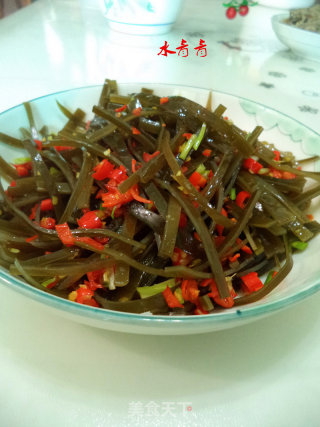 Scallion Oil Kelp Shreds recipe