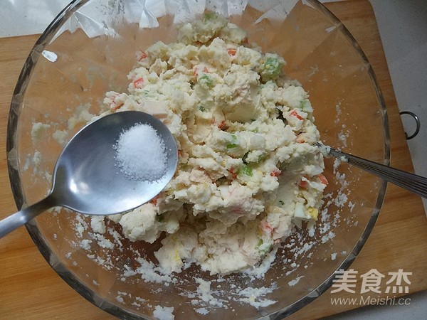 Chicken Salad with Mashed Potato Mix recipe