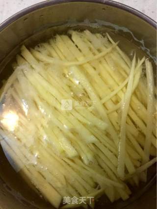 Hot and Sour Potato Shreds recipe