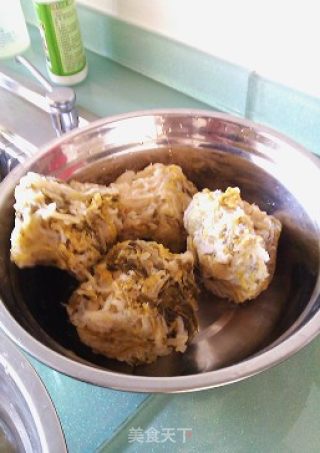 Pickled Cabbage and White Meat recipe