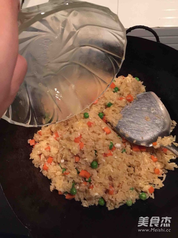 Fried Rice with Shrimp Sauce recipe