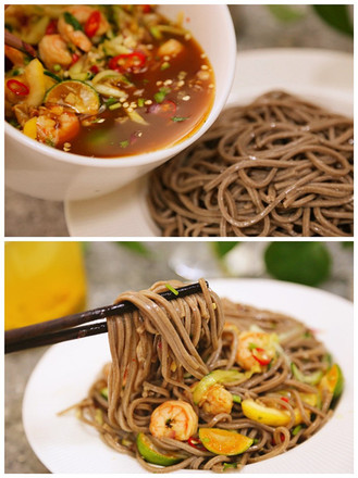 Sour and Spicy Soba Noodles-essential for Weight Loss in Summer recipe