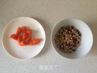 Red Bean Carrot Soy Milk recipe