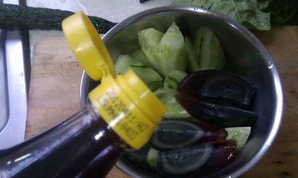 Preserved Egg with Cucumber recipe