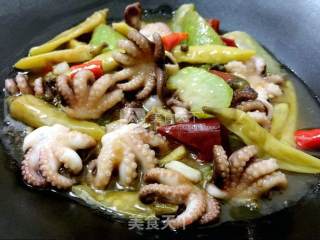 Pickled Pepper Octopus recipe