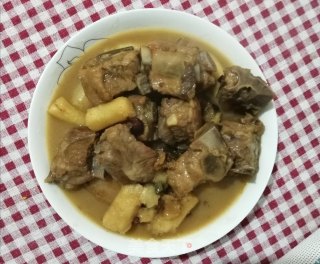 Yam Stewed Pork Ribs recipe