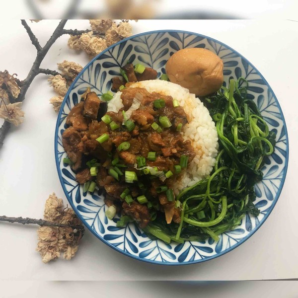 Braised Pork on Rice recipe