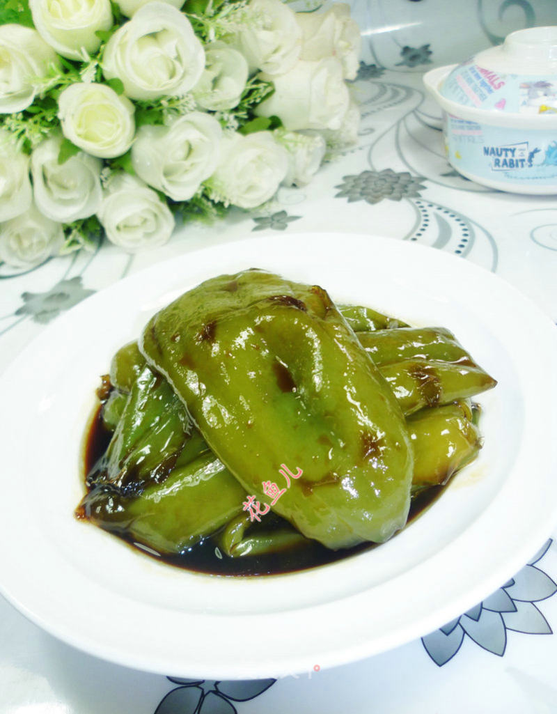 Sweet and Sour Green Peppers recipe