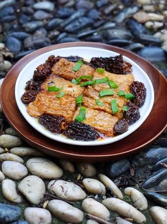 Grilled Tofu with Morels