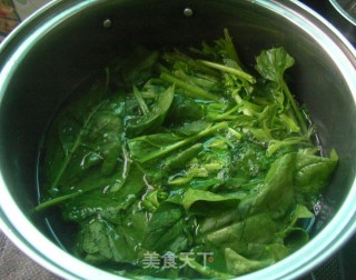 Spinach with Yuba recipe