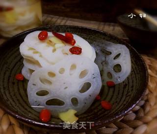 Rock Sugar Crispy Lotus Root recipe