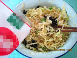 Post-holiday Cleansing Dishes-chinese Fungus Mixed with Cabbage recipe
