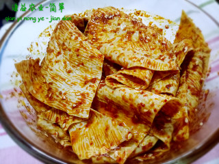 Homemade Soy Oil Skin Spicy Strips recipe