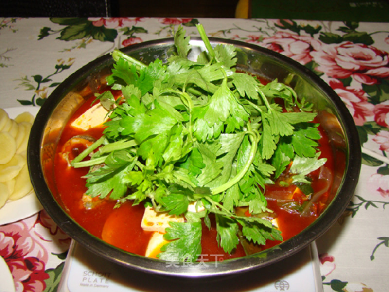 Boiled Catfish Tofu Hot Pot recipe