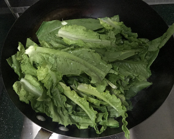 Lettuce in Oyster Sauce recipe