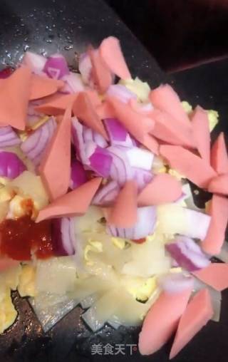 Fried Cold Noodles recipe