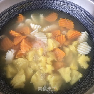 "sweet and Sour Appetizer" Pineapple Sweet Potato Soup recipe