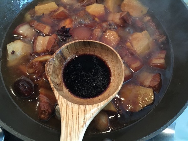 Braised Pork and Taro recipe