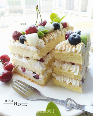 Fruit Naked Cake recipe