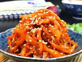 Dried Radish Spicy Side Dishes recipe