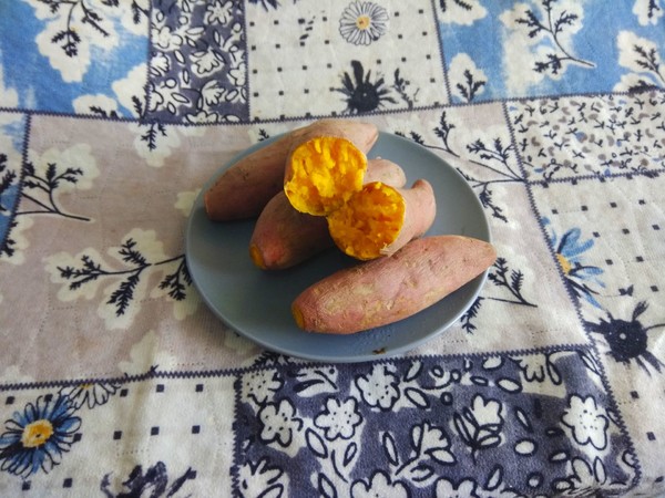 Microwave Baked Sweet Potatoes recipe