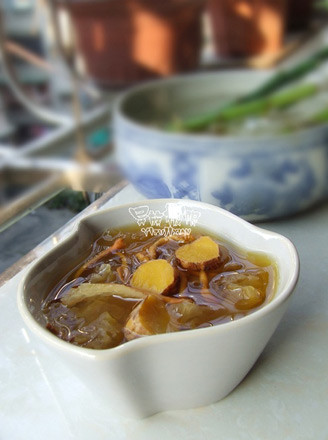 Golden Cordyceps Yam and Tremella Soup recipe