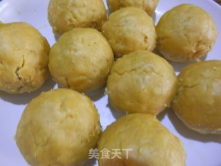 【kaifeng】yellow Rice Noodle Bean Paste Buns recipe