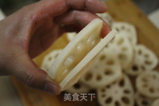 Childhood Hometown Flavor-steamed Lotus Root Folder recipe