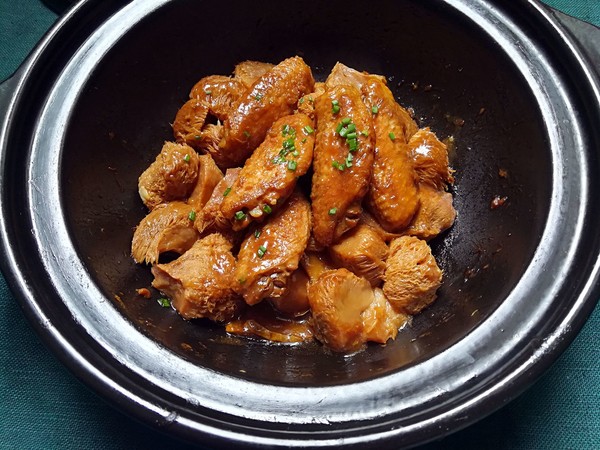 Roasted Chicken Wings with Hericium recipe