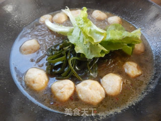 Fish Ball Hot and Sour Noodles recipe