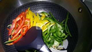 Black Pepper Three Color Squid Ring recipe