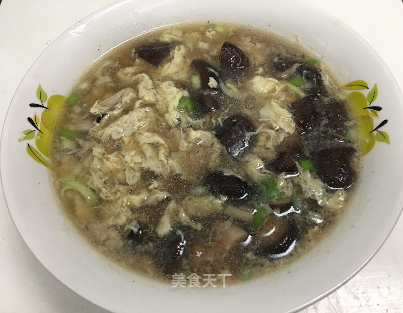 Mushroom and Egg Soup recipe