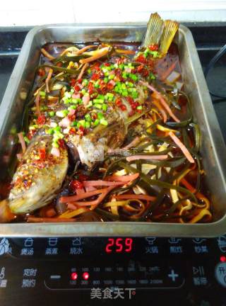 #aca烤培明星大赛#hot Pot Grilled Fish recipe