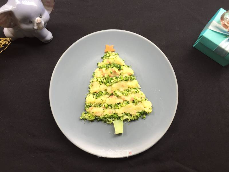 Mashed Potato Christmas Tree recipe