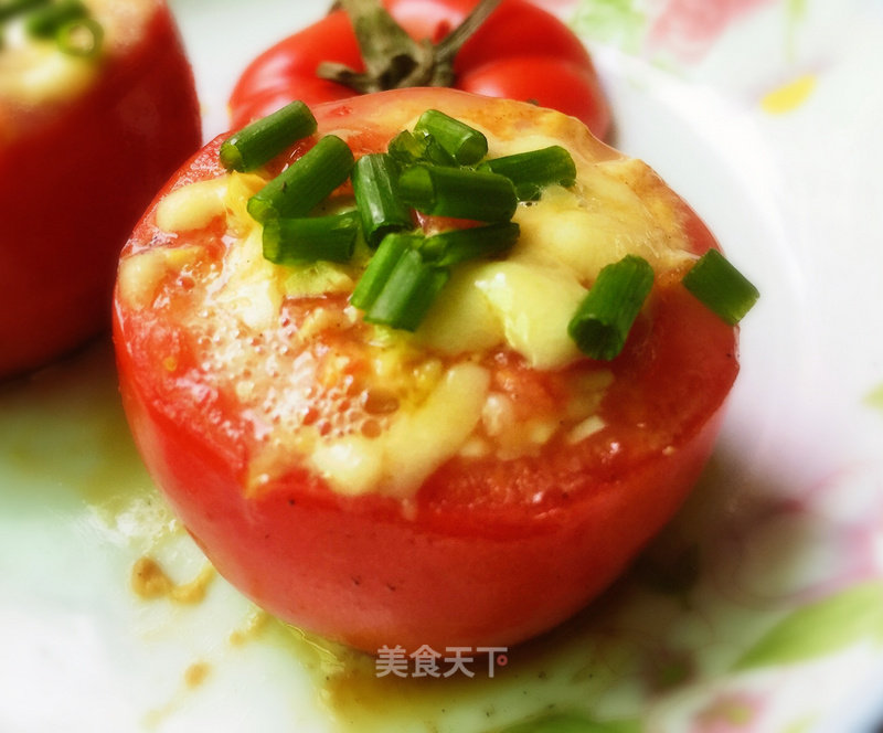 Roasted Tomato with Egg Tofu recipe