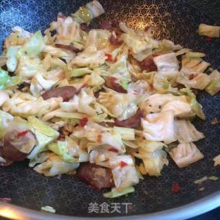 Spicy Cabbage Sausage recipe