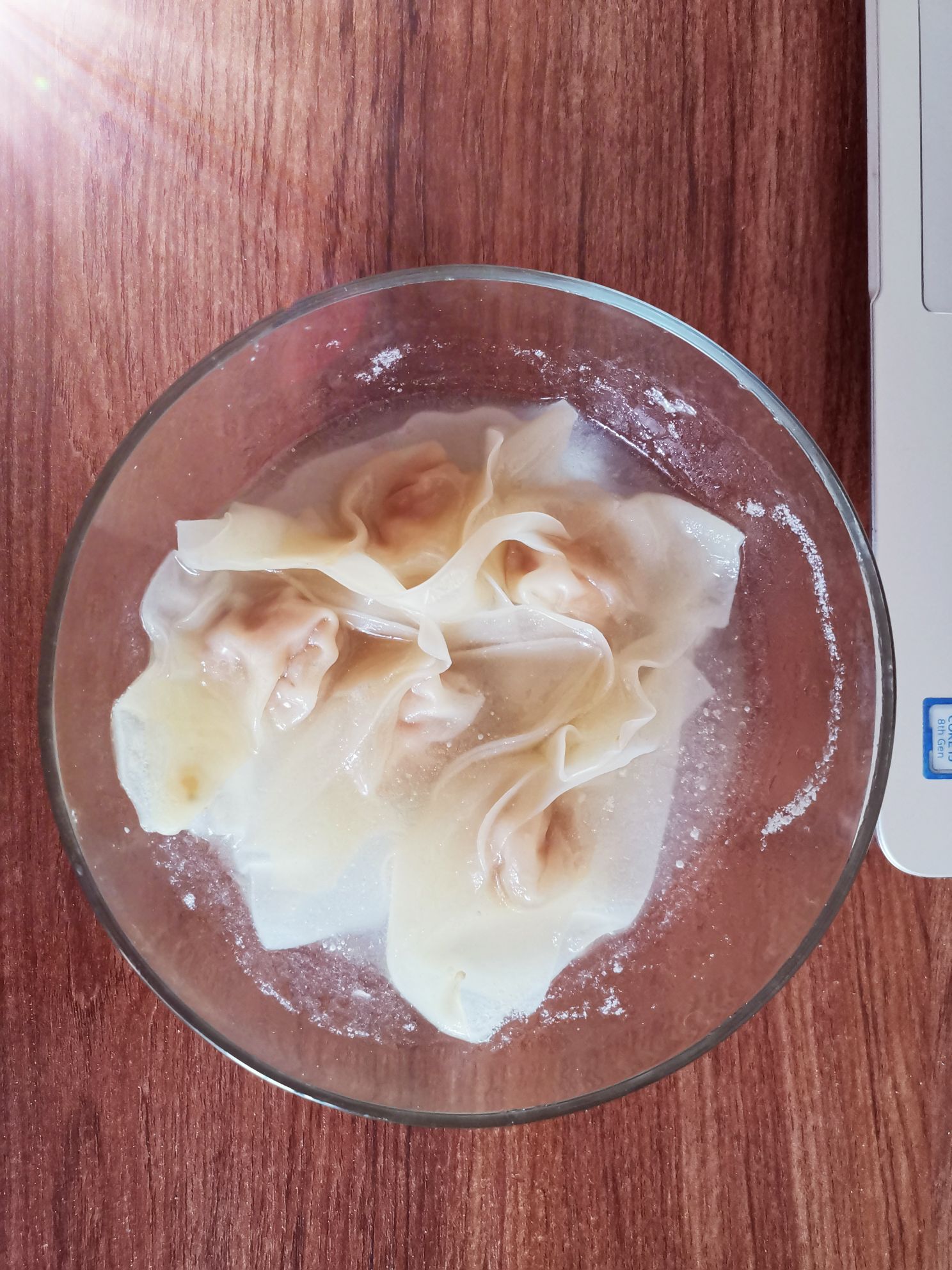 Microwave-cooked Wontons recipe