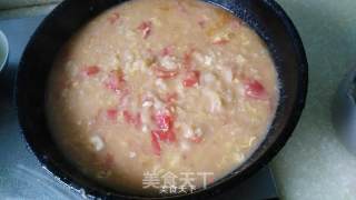 Tomato Egg Lumps Soup recipe