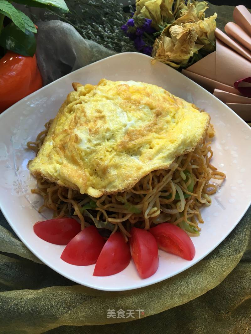 Fried Noodles with Cumin recipe