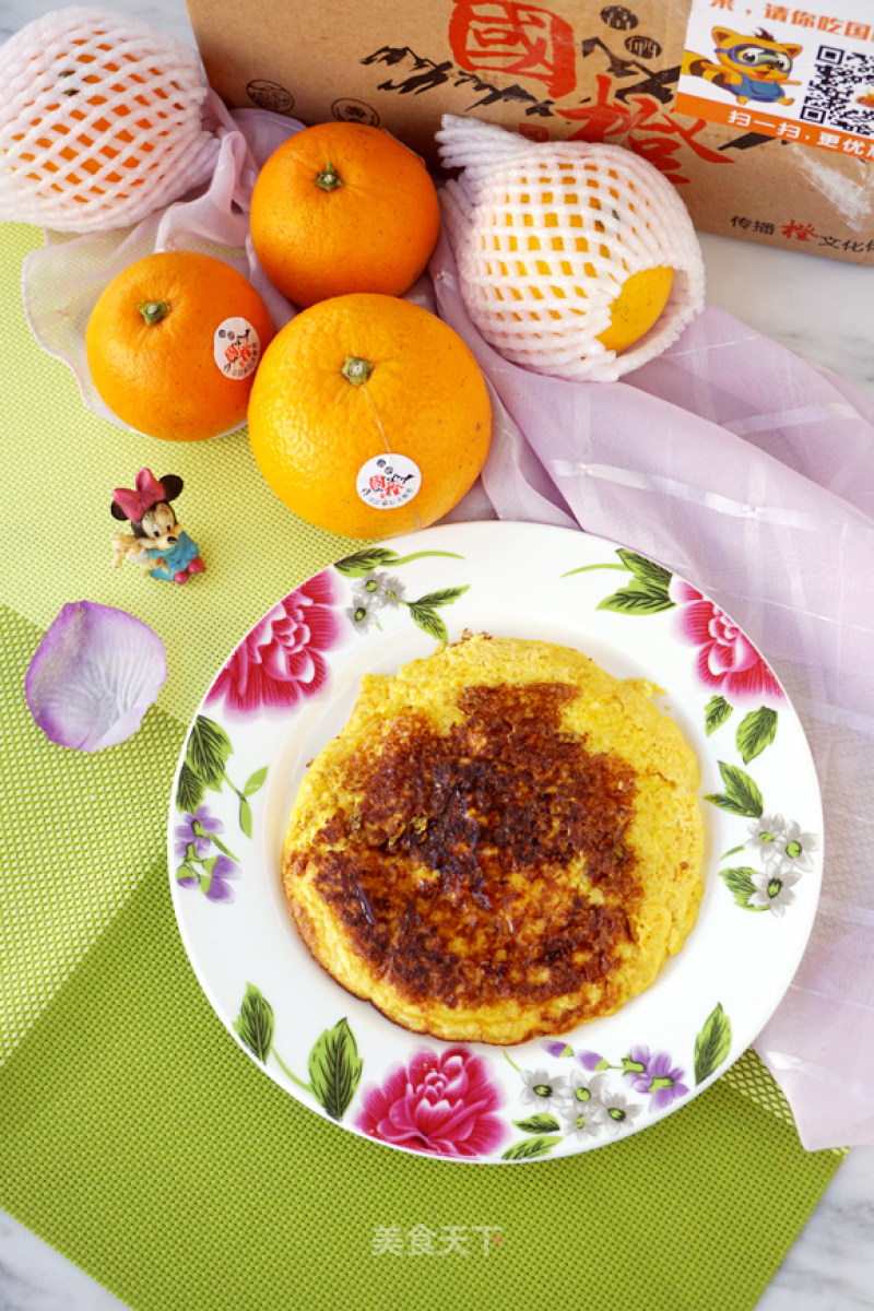 #御寒美食#omelette with Honey Sauce and Orange recipe