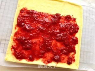 Strawberry Jam Roll Cake recipe