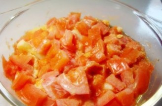 Tomato Cauliflower Steamed Egg recipe