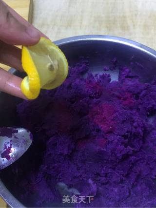 Purple Sweet Potato Sesame Cake recipe
