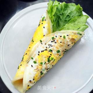 Egg and Vegetable Burrito recipe