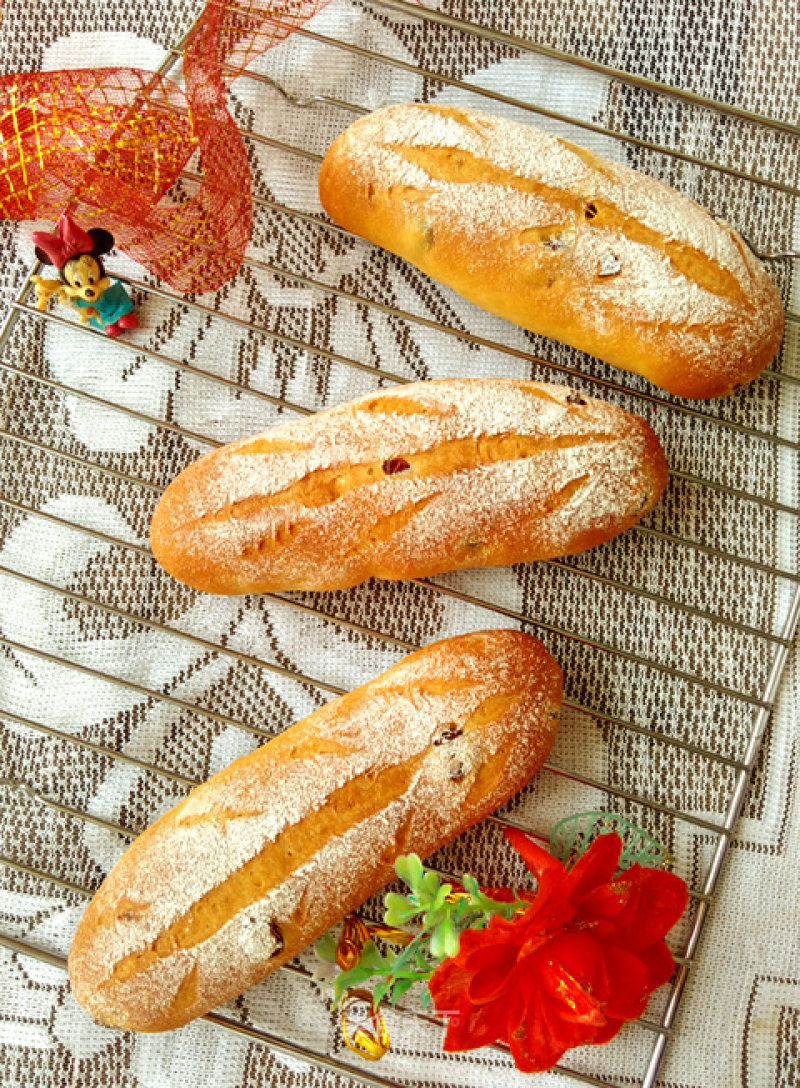 Cranberry Cheese Bun recipe