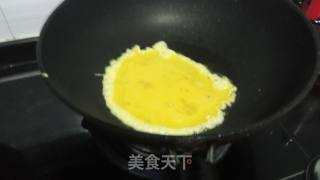 Scrambled Eggs with Shrimp Skin recipe