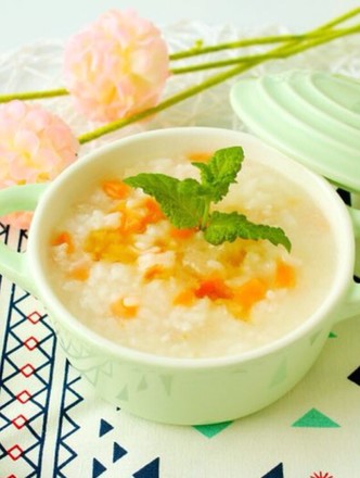 Shrimp, Winter Melon and Carrot Porridge