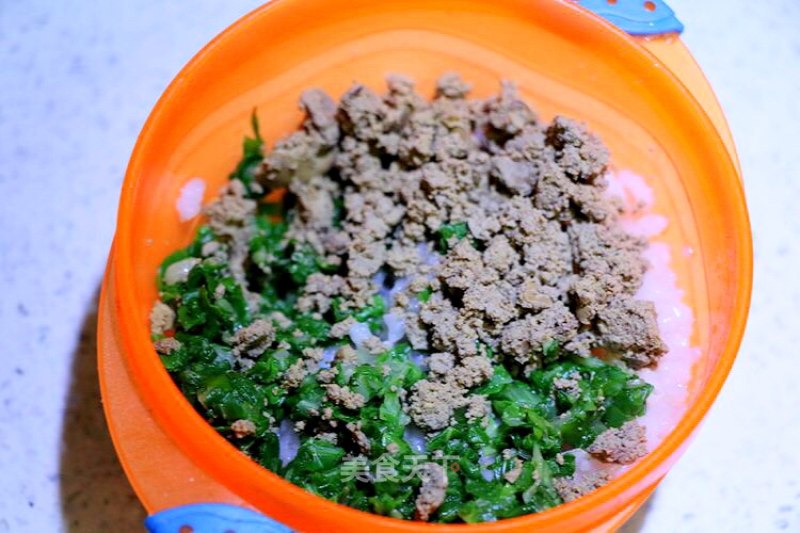 Chicken Liver and Green Vegetable Porridge recipe