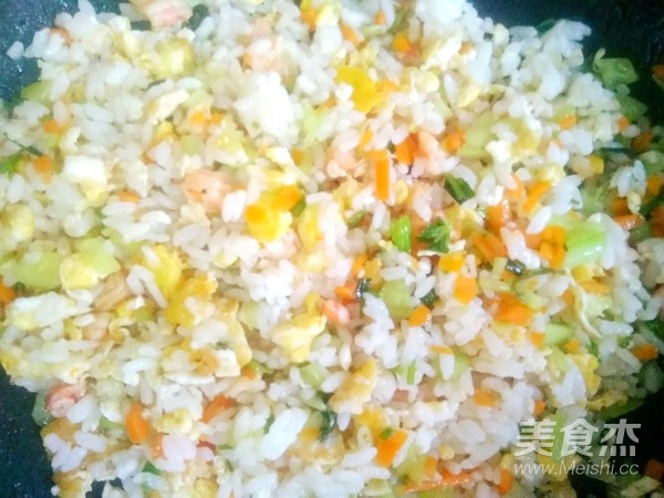 Garden Shrimp Fried Rice recipe