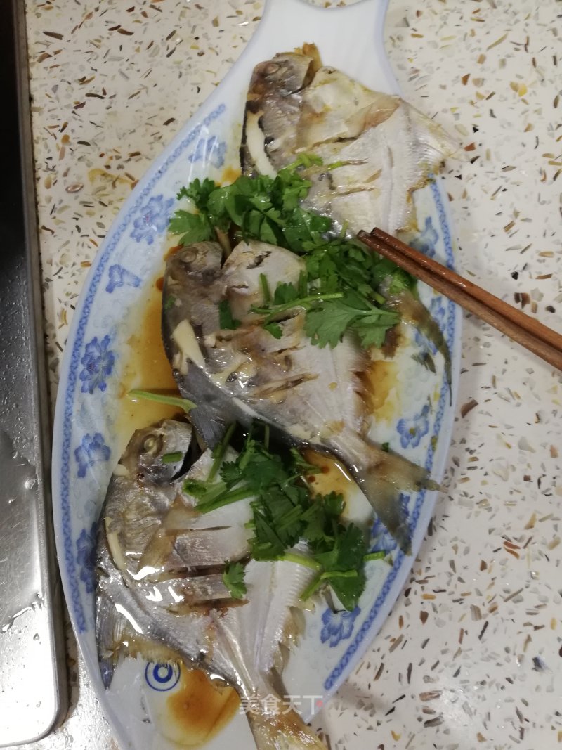 Steamed Pomfret recipe